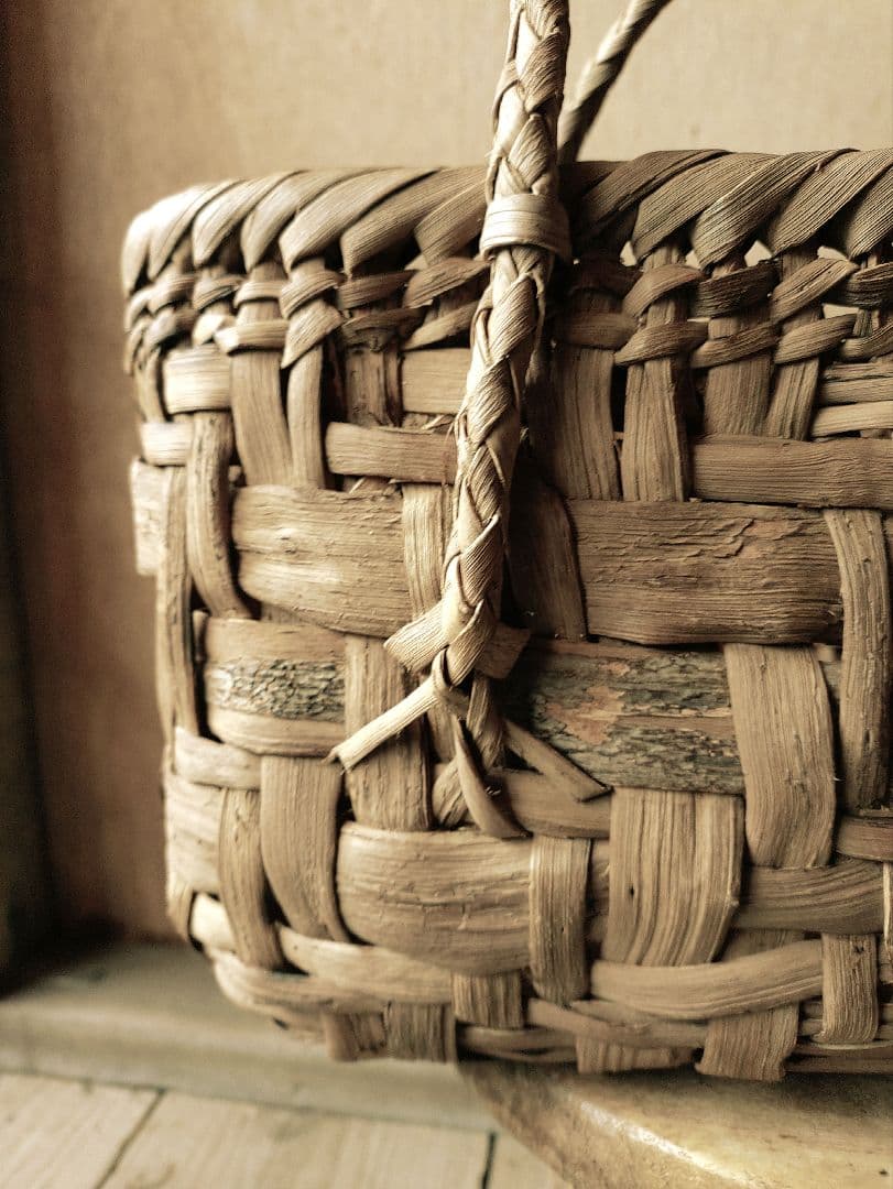 信州安曇野の山葡萄かごバック。里山手仕事。 - メルカリ