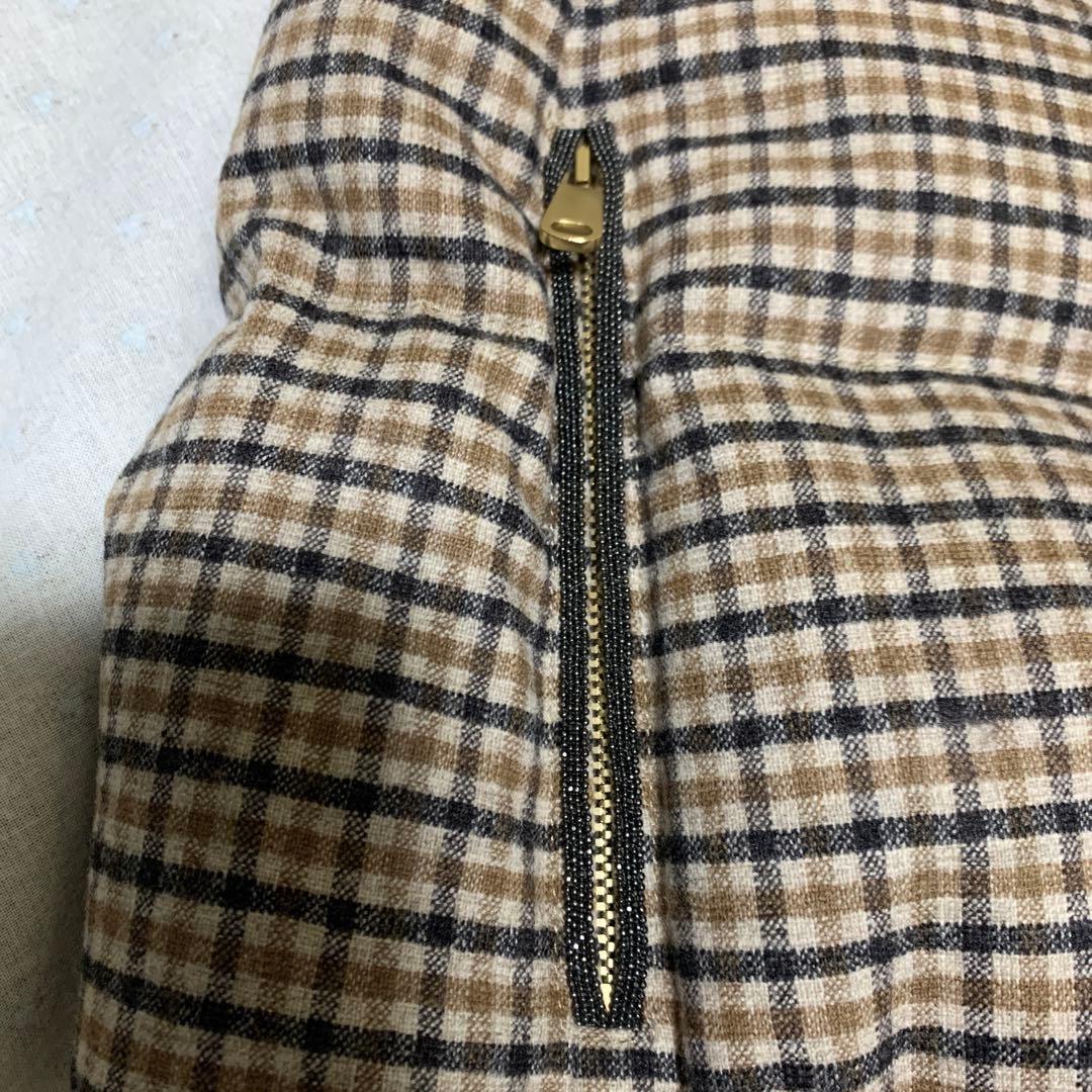 ブルネロクチネリ レディース チェック柄ダウンベスト - メルカリ