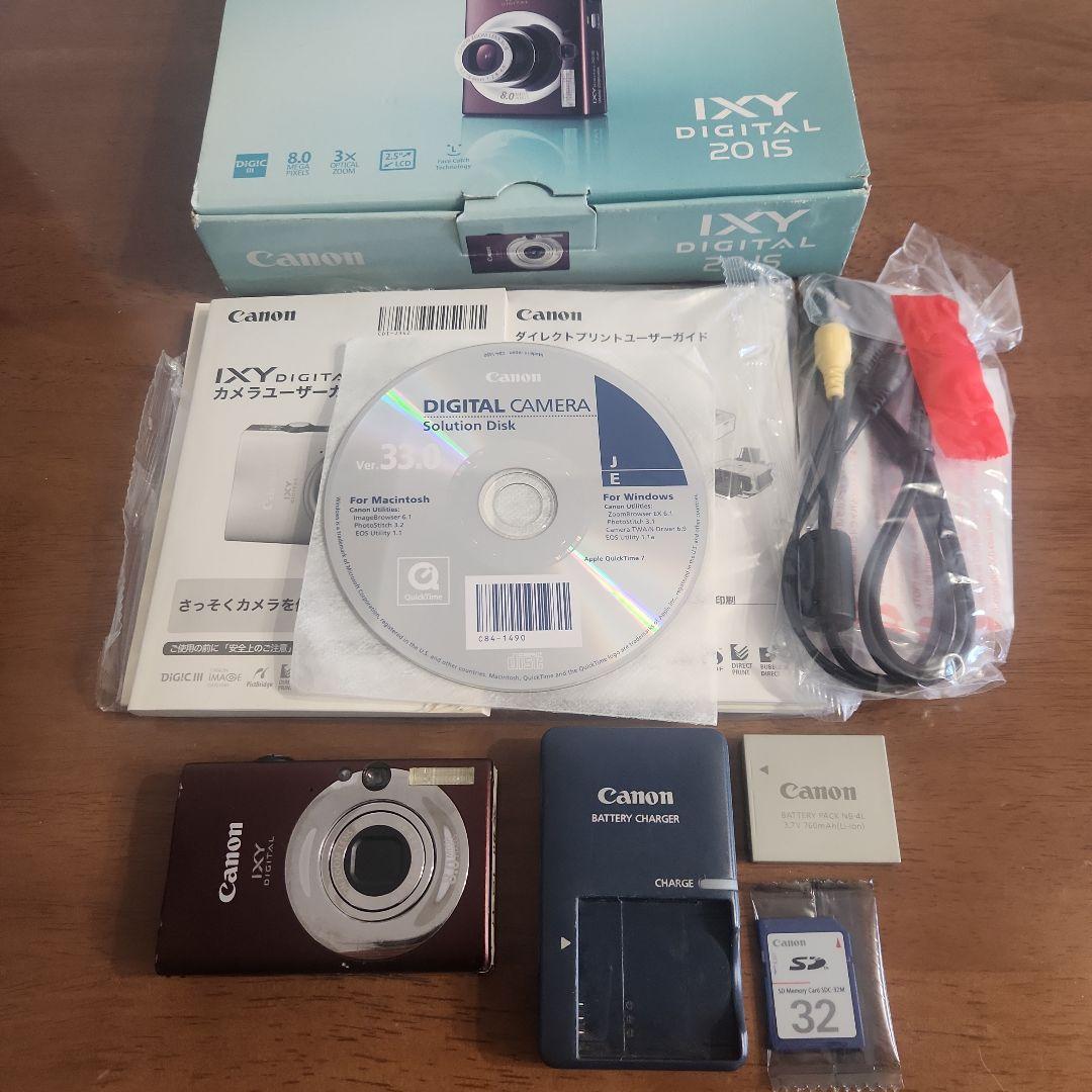 ,Canon　デジタルカメラ　IXY201S　新品SDカード付 Amazon | Canon デジタルカメラ IXY (イクシ) DIGITAL 20 IS(ブラウン