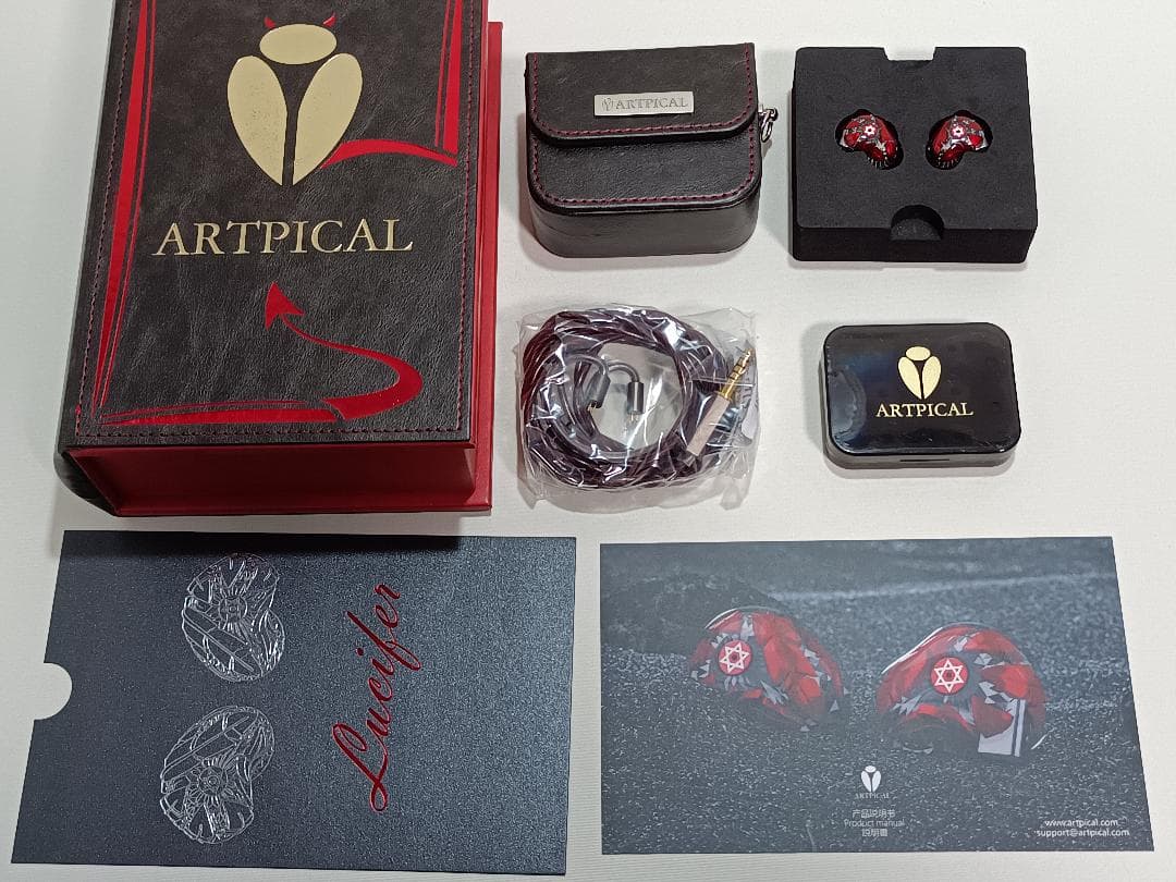 ARTPICAL Lucifer イヤホン 美品 - メルカリ