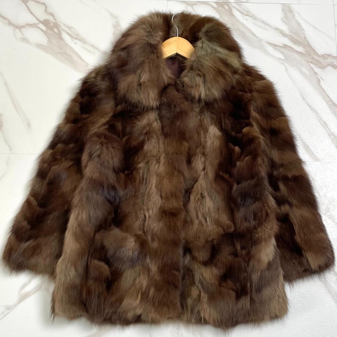 最上級 極美品 ロシアンセーブル SOBOL 毛皮 コート ソボル リアル