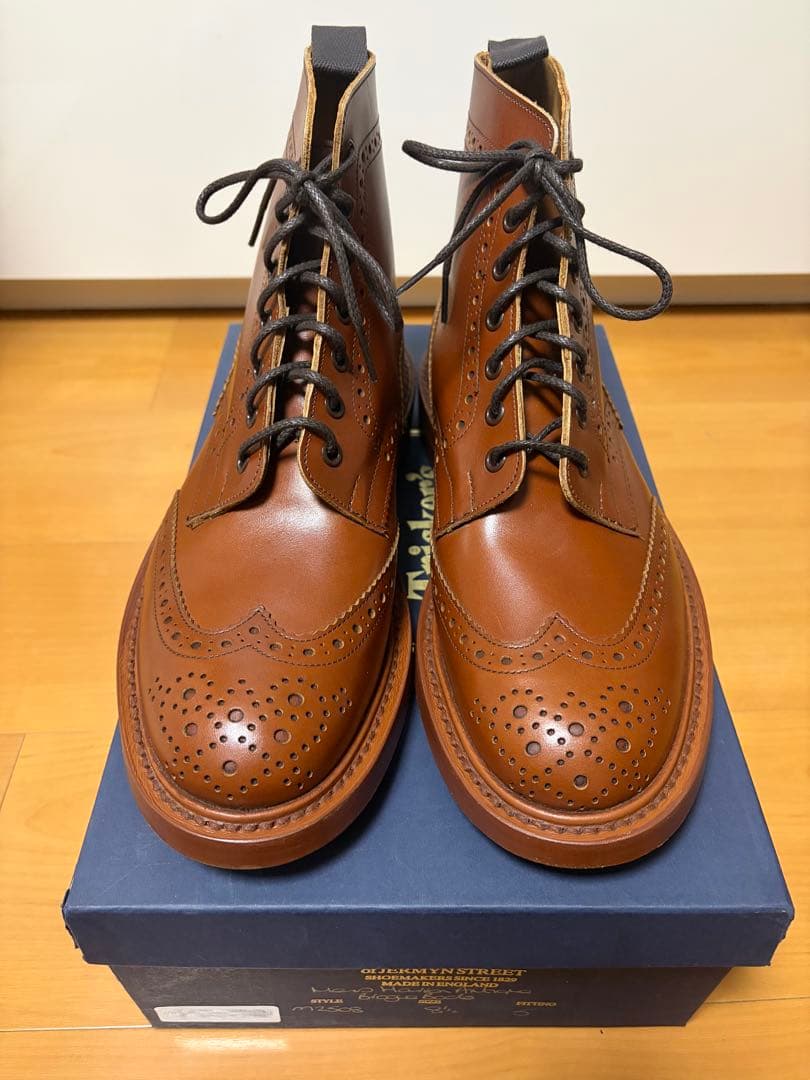 L*g様 未使用 Tricker's カントリーブーツ モールトン UK8.5 Trickers - 美品！Tricker's モールトンカントリーブーツ