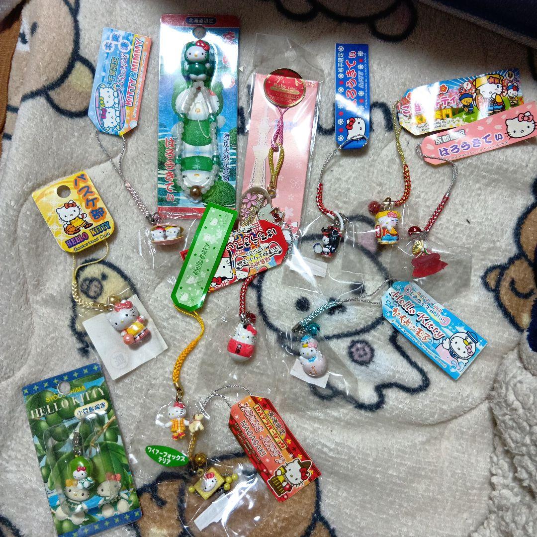 キティちゃん　ご当地ストラップ ハローキティ キティ 根付け ストラップ ご当地 山口県 限定 下関ふく