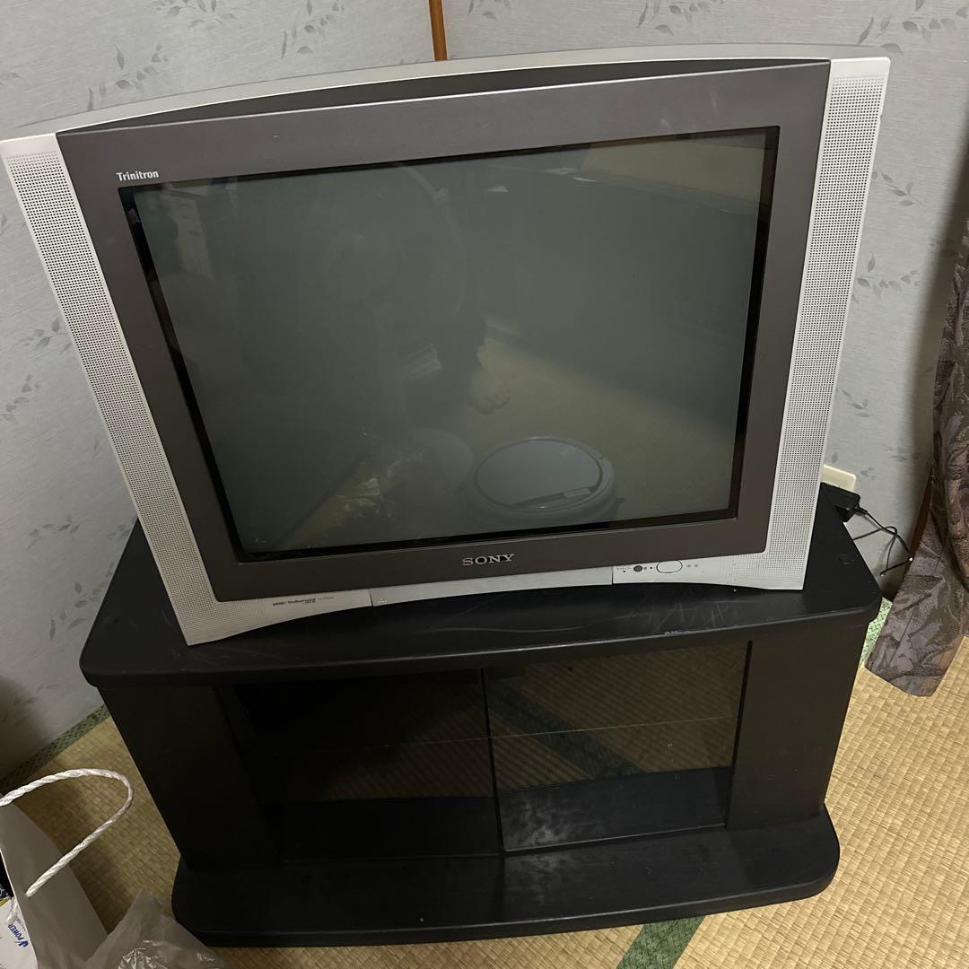 SONY ブラウン管テレビ KV-25D リモコン付き SONY ブラウン管テレビ KV-25DA55 動作確認済 (くま) 東大阪のテレビ
