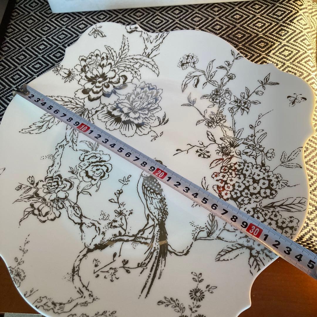 希少33㎝】ウェッジウッド ジャスパー コンラン バロック プラチナ