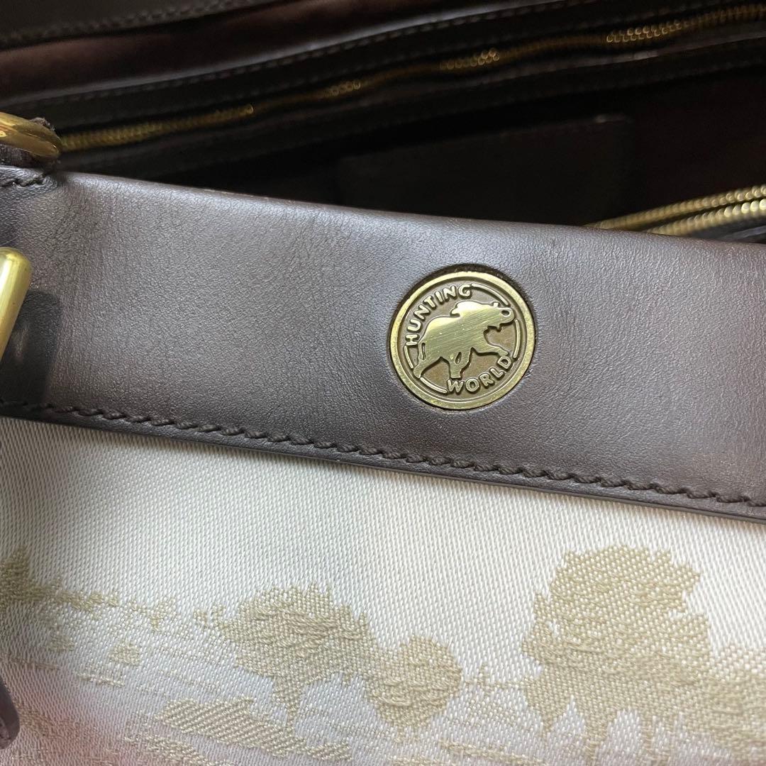美品】ハンティングワールド トートバッグ サファリ A4収納可