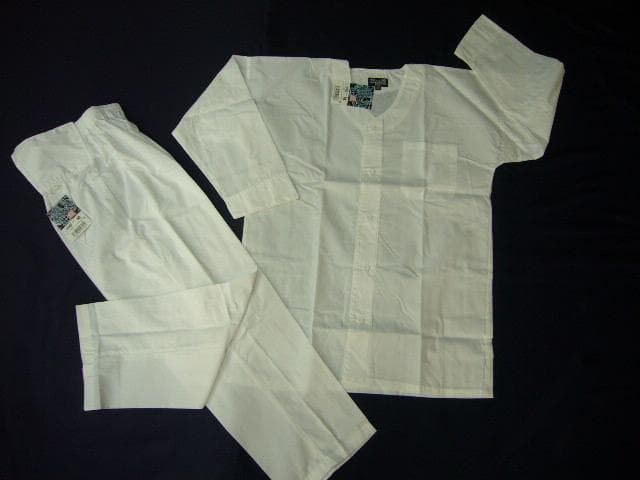 U☆MI  ダボシャツ上下白Mと3L寸　T/C