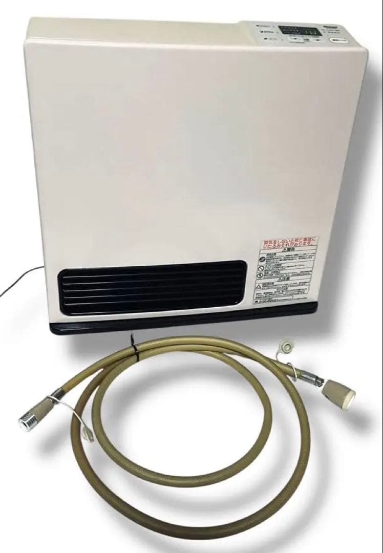 リンナイ 動作品 都市 ガス ファン ヒーター 2m ホース SRC-364E