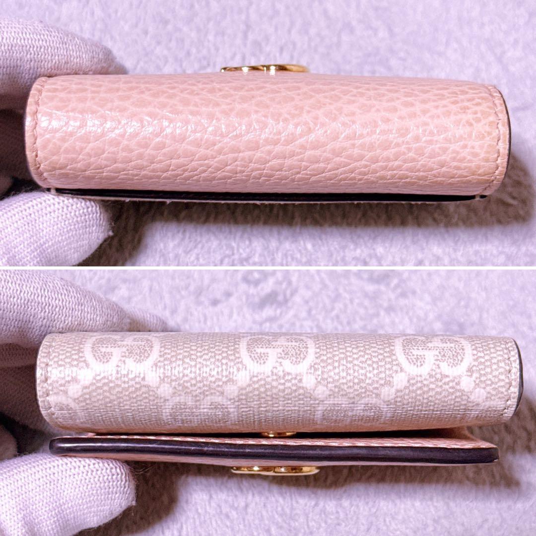 付属品完備【未使用】GUCCI キーケース 6連 GG マーモント スプリーム