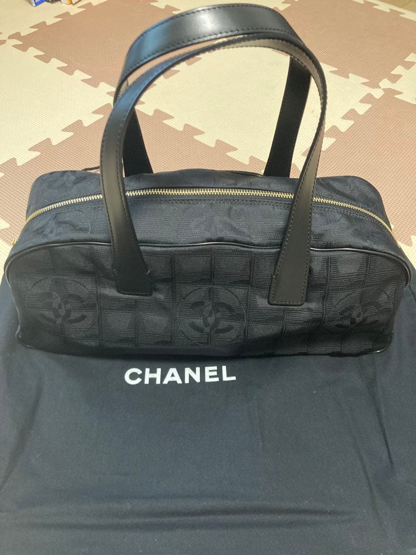 【美品】シャネル ニュートラベルライン ミニボストンバック トート バッグ 黒 楽天市場】CHANEL シャネル ニュートラベルライン ミニボストンバッグ