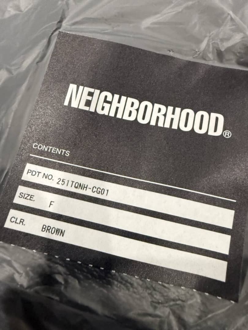 NEIGHBORHOOD 25SS COATED TOTE BAG BROWN - メルカリ