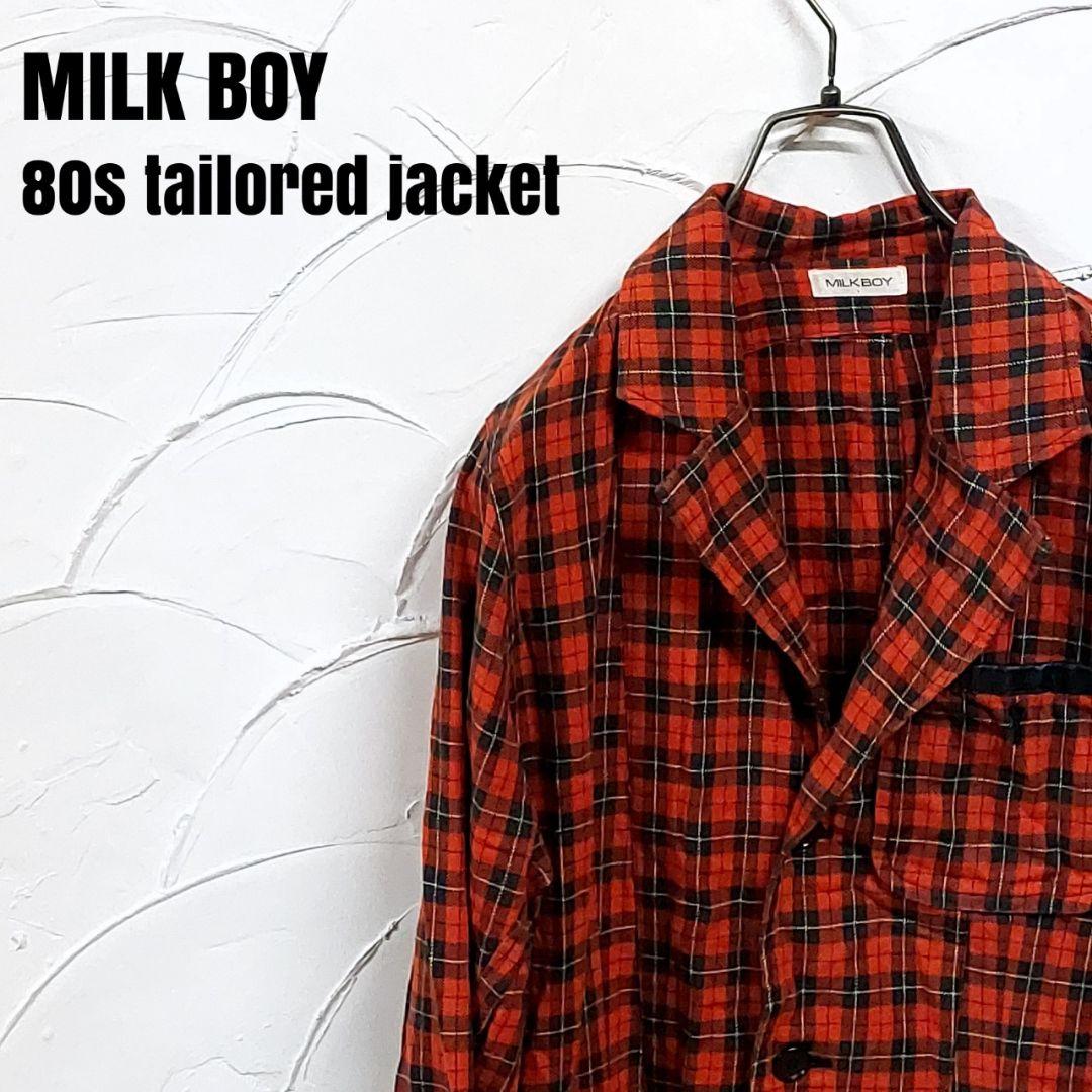 MILKBOY/ミルクボーイ 80s パンクジャケット テーラードジャケット