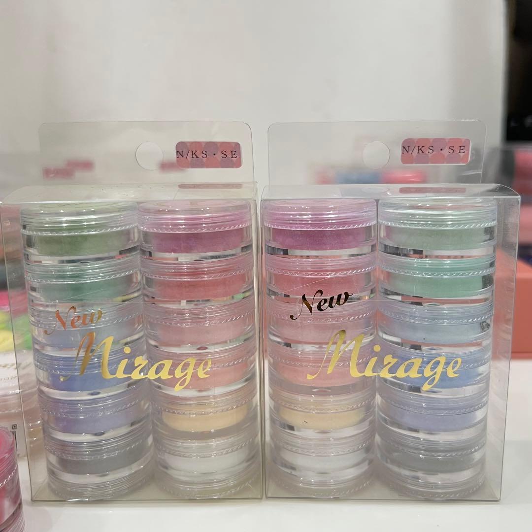Mirage ミラージュ ネイルアートパウダーセット 3Dアートの通販はau