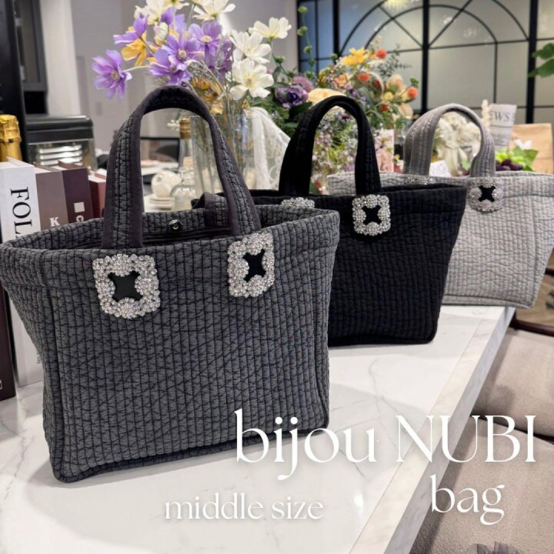 新品・未使用】ROSE AURAヌビバッグ ミドルサイズ ダークグレー - メルカリ