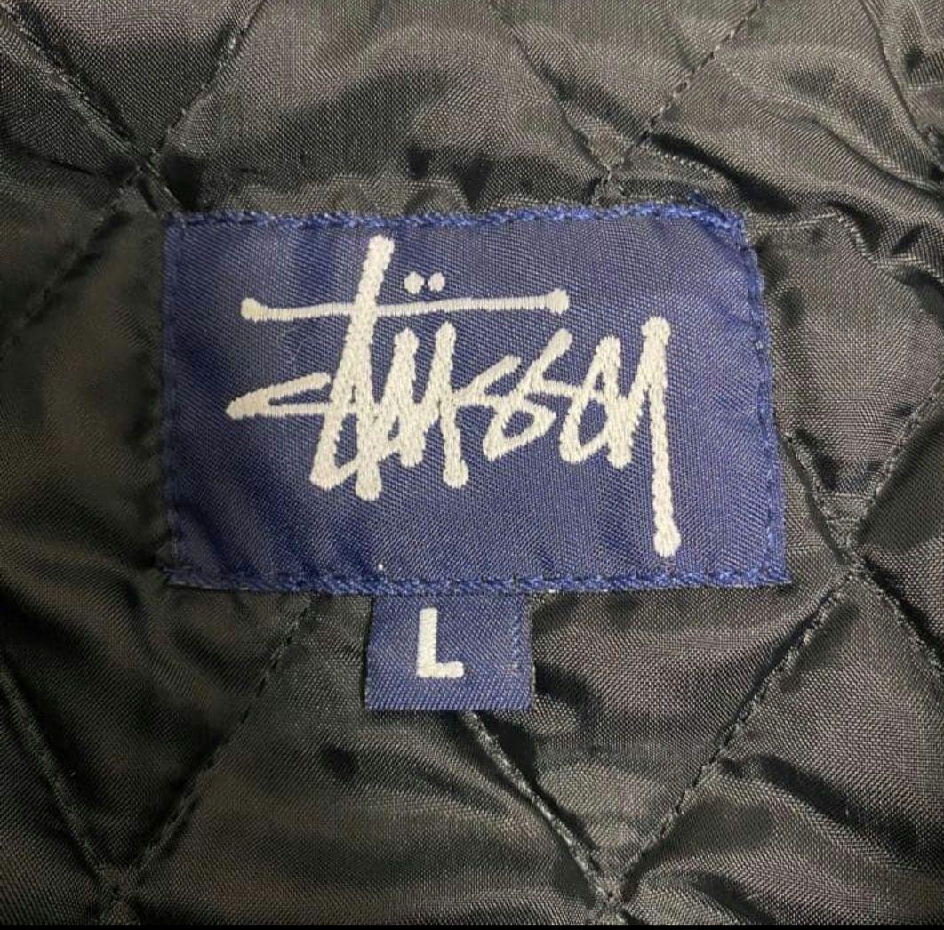 old stussy スタジャン 刺繍 紺タグ USA製 90s◎ - メルカリ