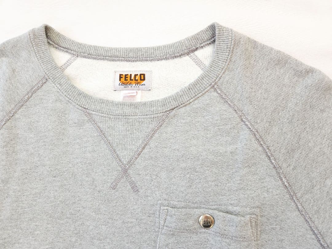 Felco フェルコ 良品 スウェット ガゼット グレー L | 激安通販のイー
