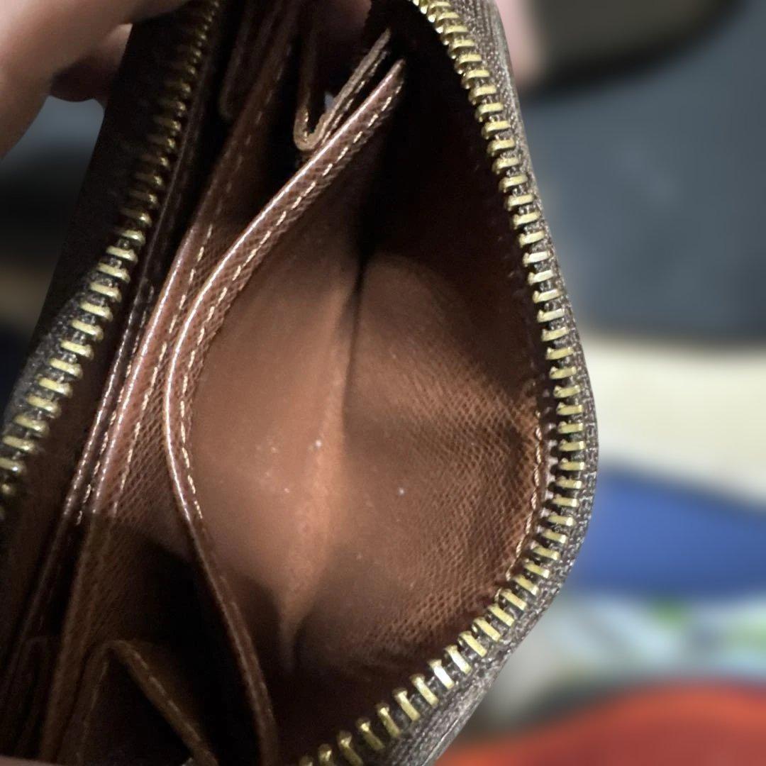 ⑨☆美品/訳あり☆モノグラム♪ジッピー コインパース ラウンド