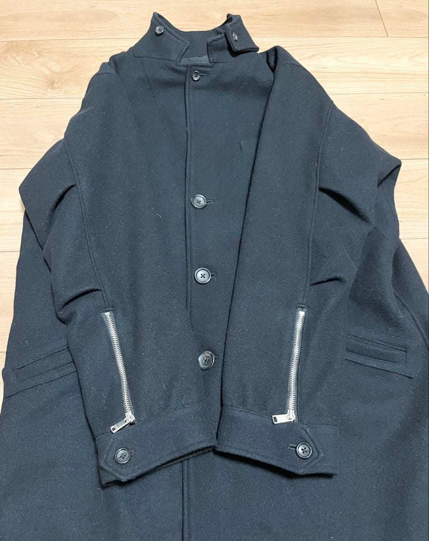 コート ノンネイティブ チェスターコート ウール メルトン ゴアテック