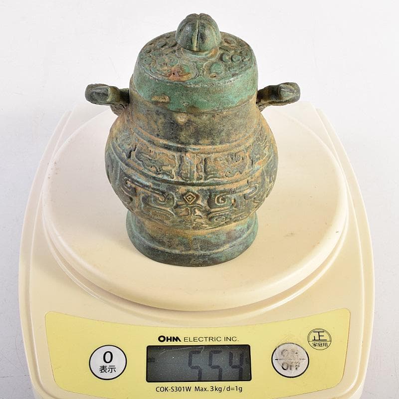 中国 古銅青銅 饕餮文 香炉 M R8784 - メルカリ