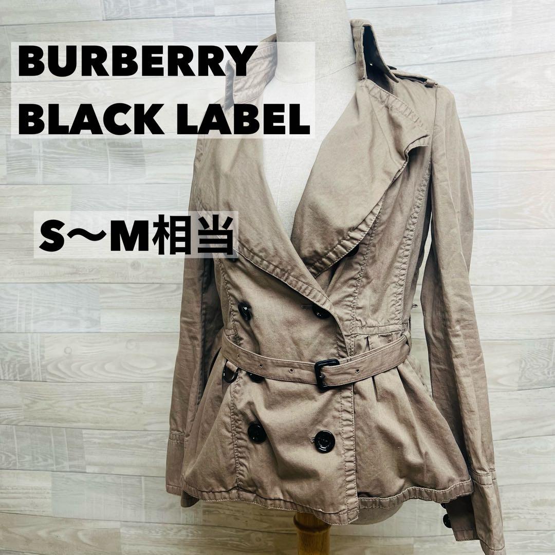 BURBERRY BLACK LABEL ショートトレンチコート 38 S〜M - メルカリ