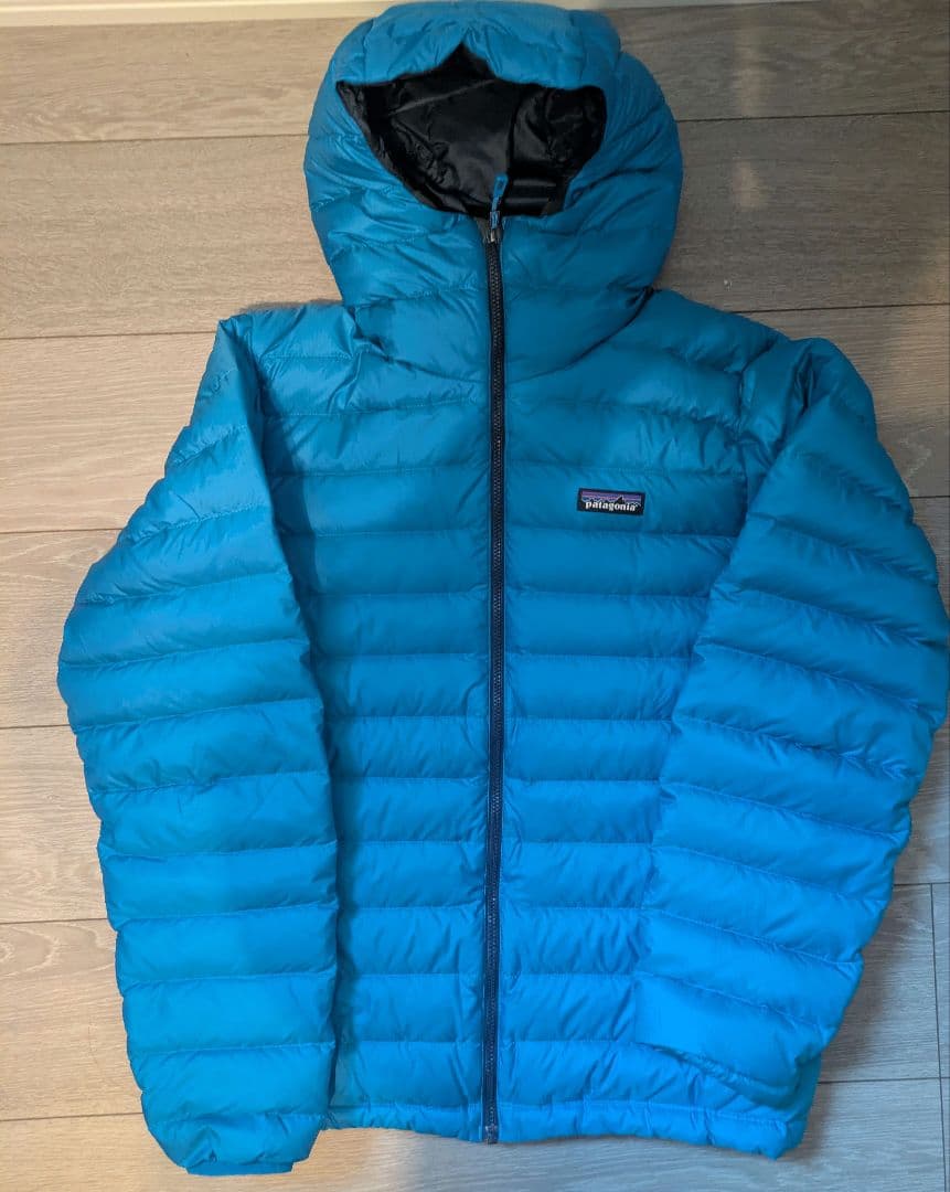 Patagonia　ダウンセーターフーディ　ブルー 中古・古着通販】Patagonia (パタゴニア) ダウンセーターフーディ