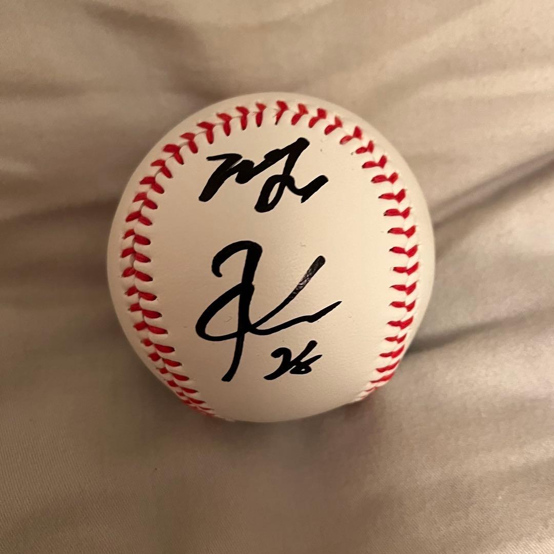 阪神タイガース 今朝丸裕喜 直筆サインボール ユニフォーム グッズ