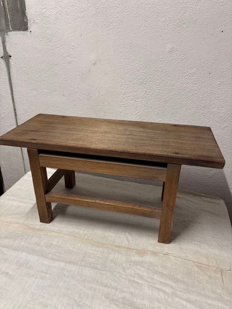 木製シンプル座卓・ちゃぶ台 昭和レトロ 古家具 古道具 - メルカリ