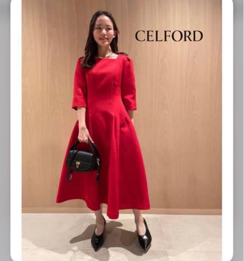 CELFORD トリプルクロスワンピース - メルカリ