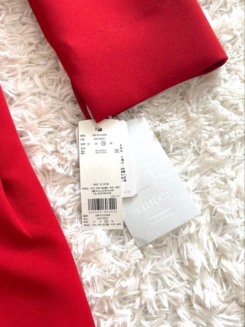 CELFORD トリプルクロスワンピース - メルカリ