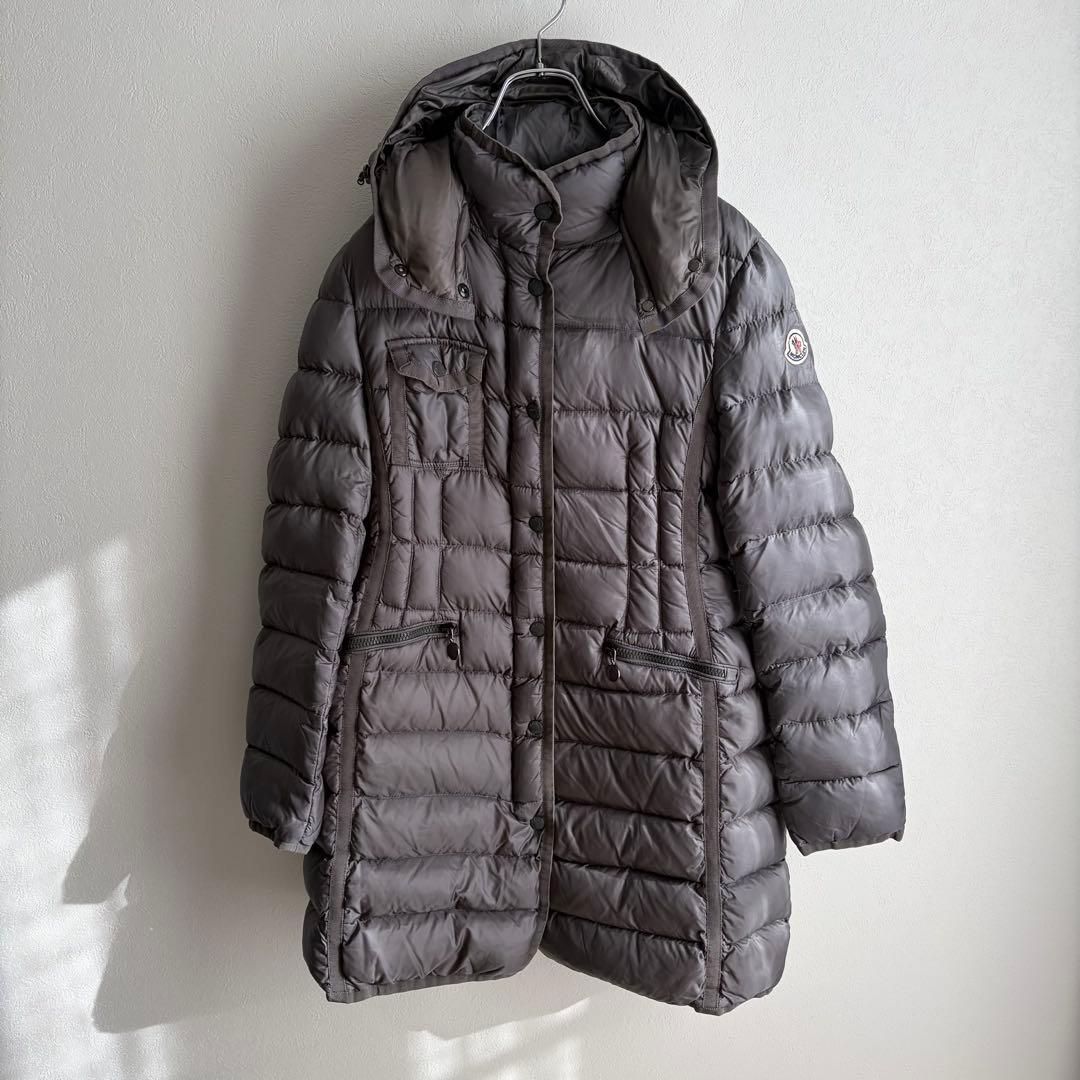 美品✨】モンクレール エルミンヌ グレー Mサイズ 国内正規品 シリアル