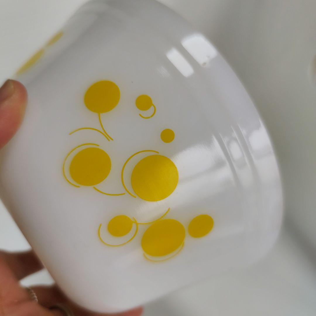 希少　フェデラル　5個　カラフルドット　ミキシングボウル　コンプリート