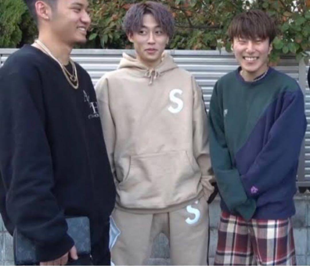 Supreme S Logo セットアップ コムドット ゆうた ブラウン 茶 - メルカリ