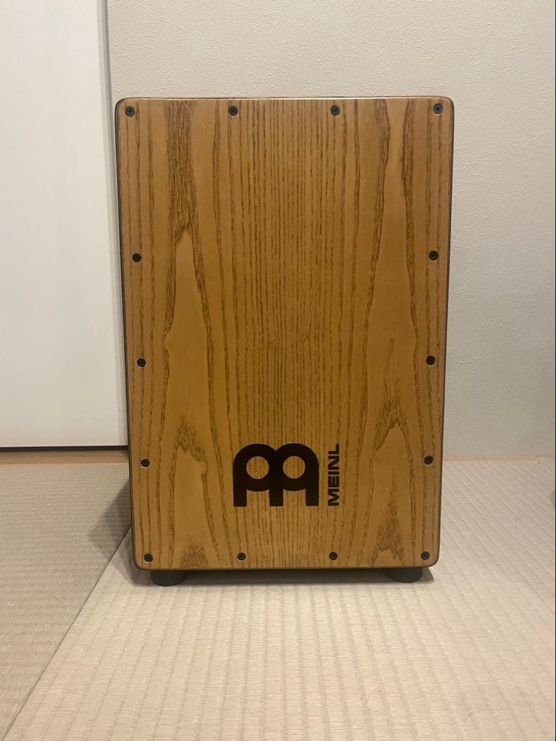 Meinl カホン 木製　専用ケース付き MEINL Headliner Series String Cajon, Stained American White Ash