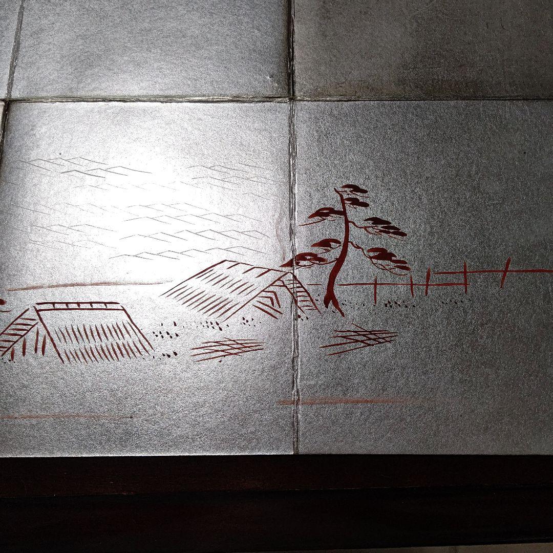 香道具志野流 地敷 金 銀 両面使い