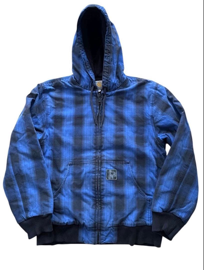 h*k様 【希少色‼️】Carhartt アクティブジャケット チェック サイズ Carhartt カーハート グレンチェック アクティブジャケット ダック