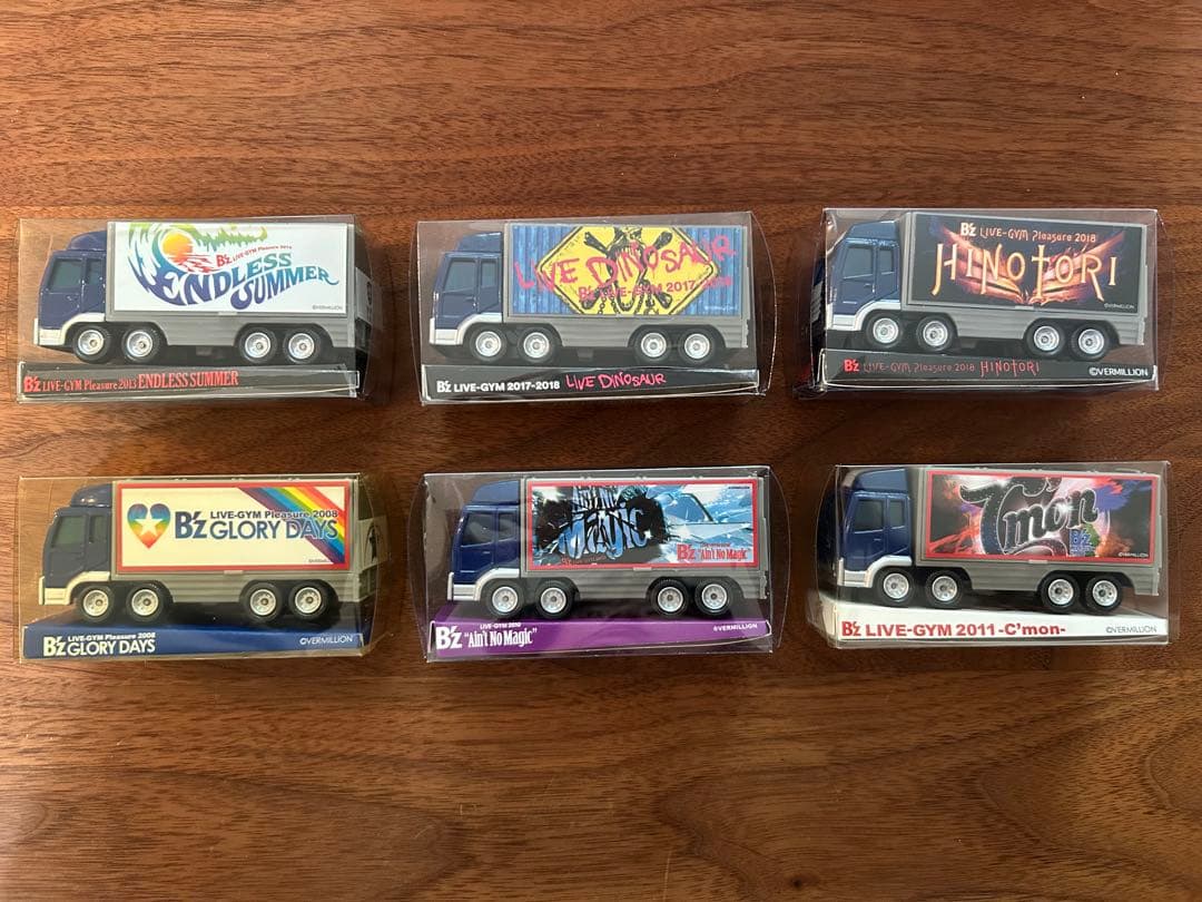 B'z ツアートラック 6台セット コレクション ミニカーコレクション Vol.154 〜B'z ツアートラック〜 | New