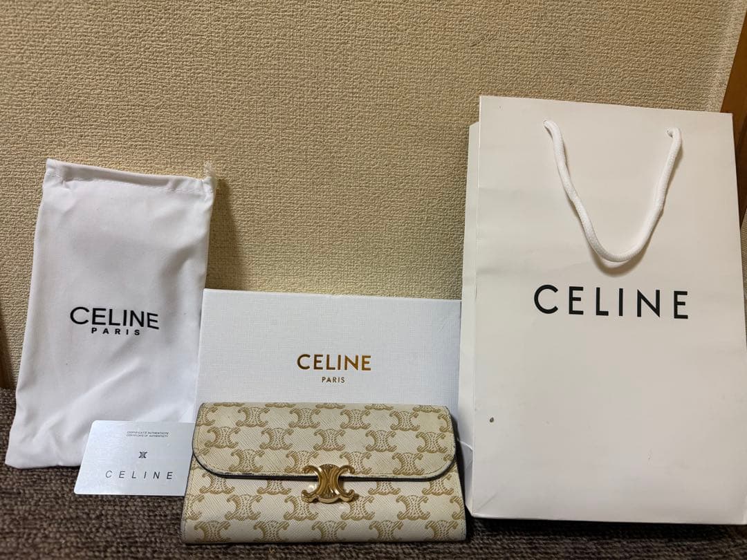 ✨CELINE✨【セリーヌ】長財布/トリオンフ　（※付属品あり）