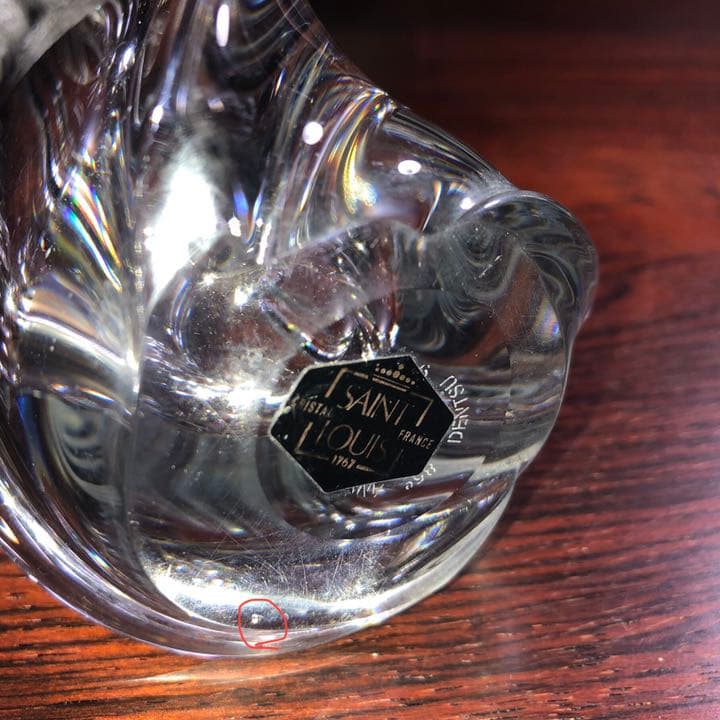 サンルイ sant louis クリスタル フラワーベース 花瓶 - メルカリ