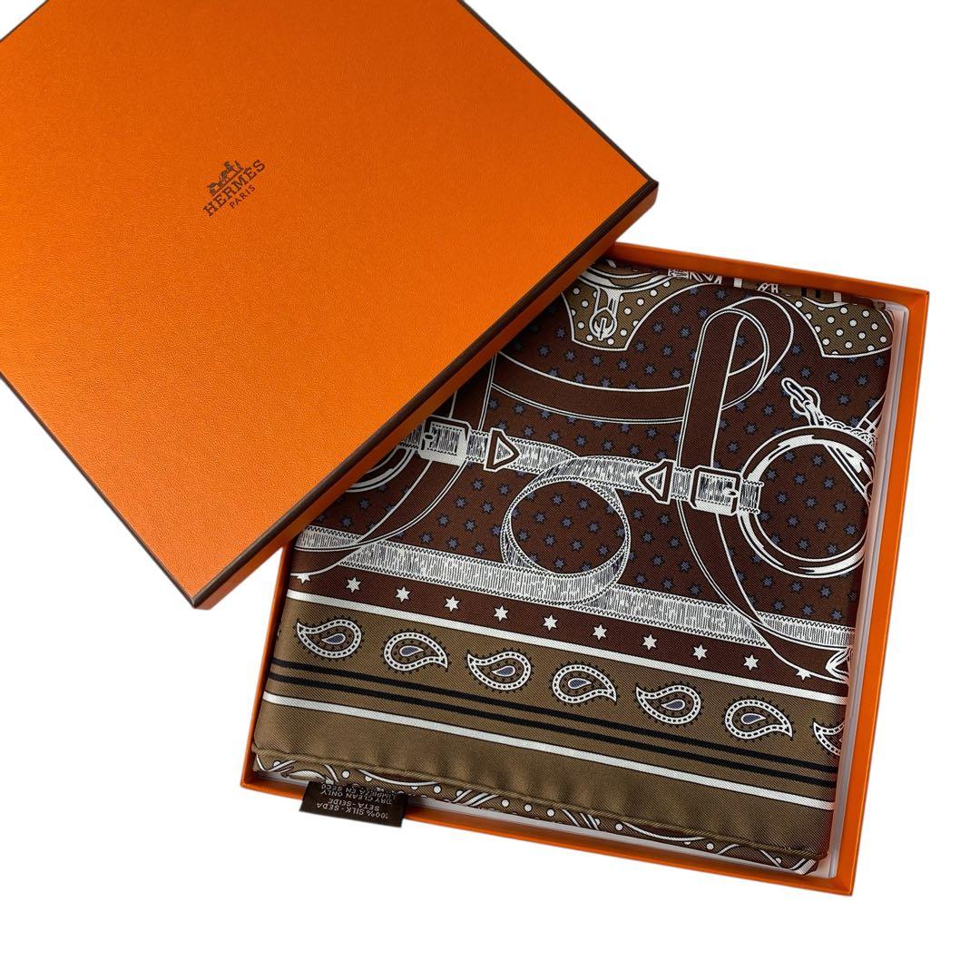 未使用 エルメスHERMESカレ55 スカーフ シルクバンダナエプロン ドール. HERMES - 値下げ！新品未使用 エルメス シルクバンダナ アニマル