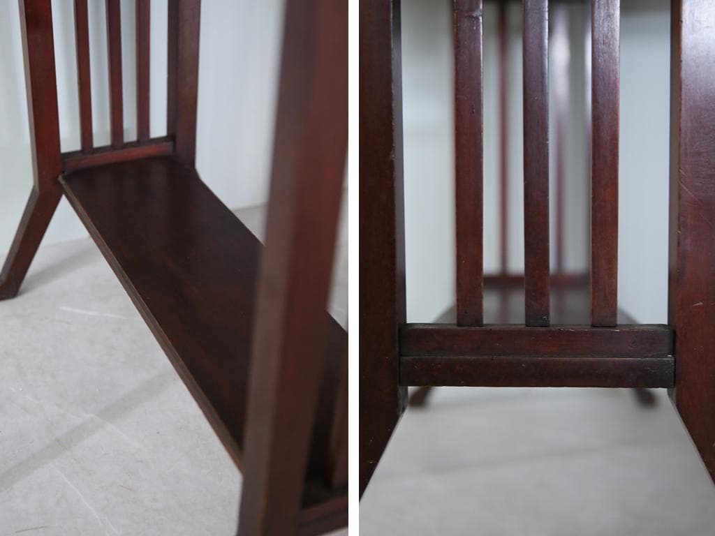 英国アンティーク木製ゲートレッグテーブル/ダイニング机/バタフライ