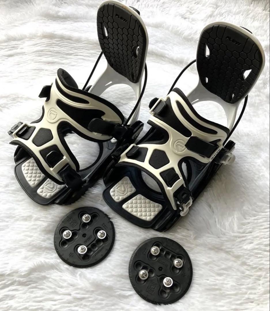 FLOW フロー スノーボード ビンディング ALPHA LG-Lホワイト - メルカリ