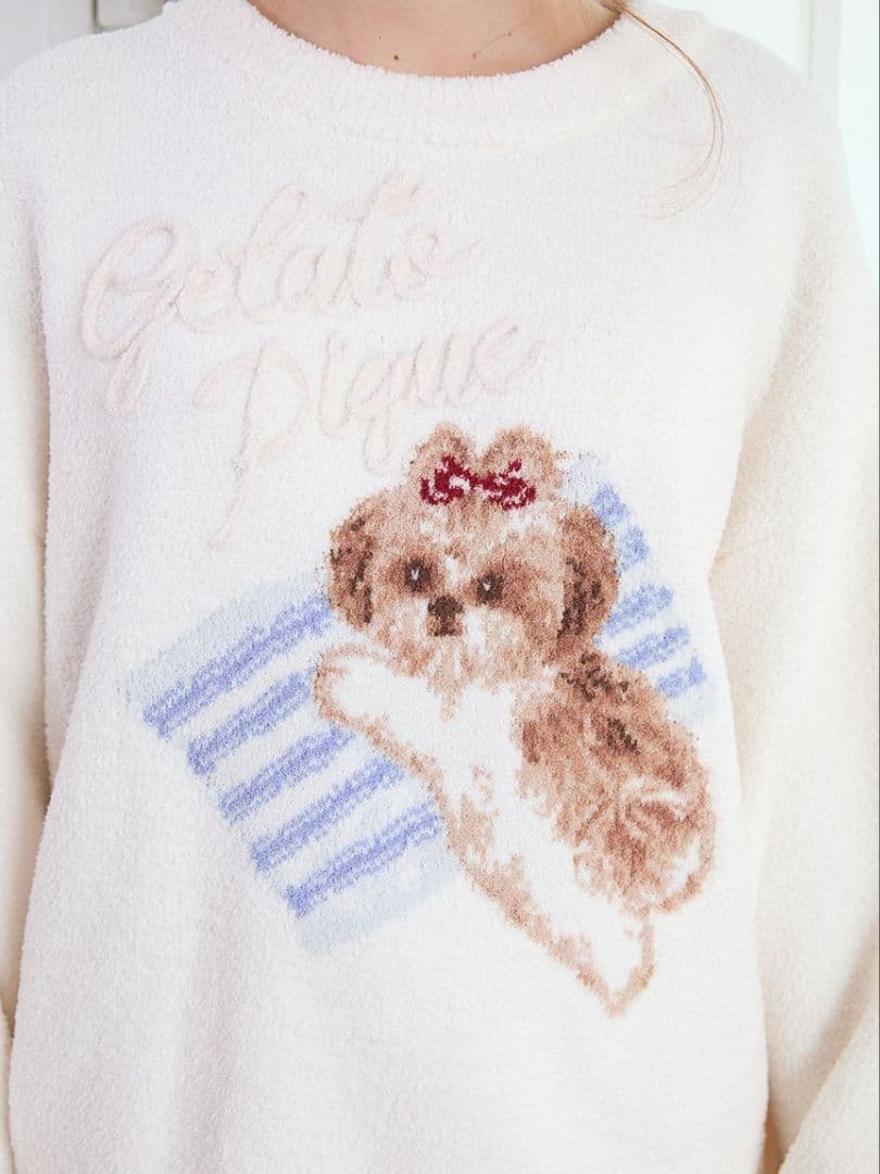 シーズージャガードプルオーバー ベビモコロングパンツセット