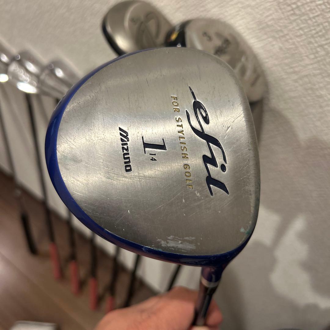 初心者お試しセットミズノ他　8本　右利き　レディースL