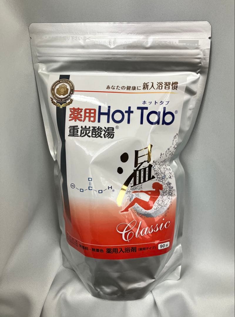 新品】薬用ホットタブ 重炭酸湯Classic 90錠入 - メルカリ