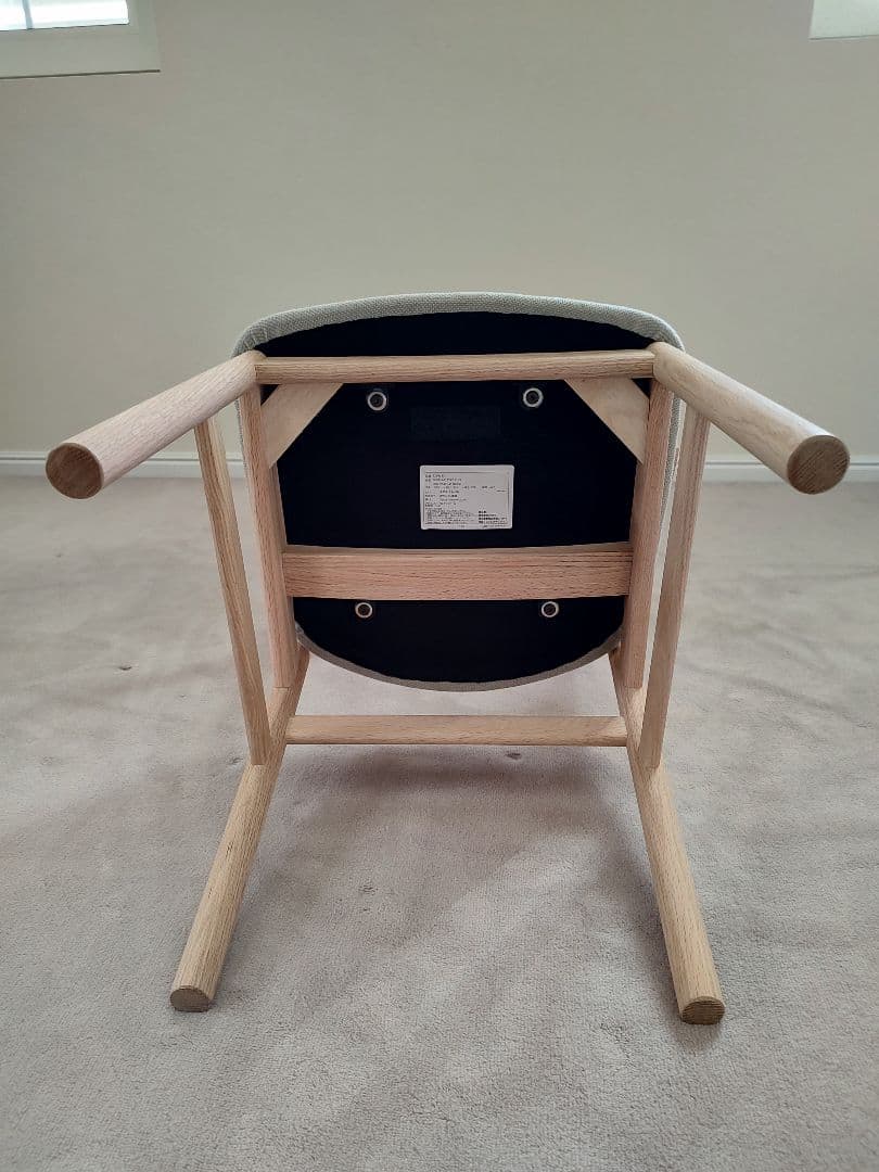 アクタス SOUP スープ ハーフアームチェアC オーク ミルク