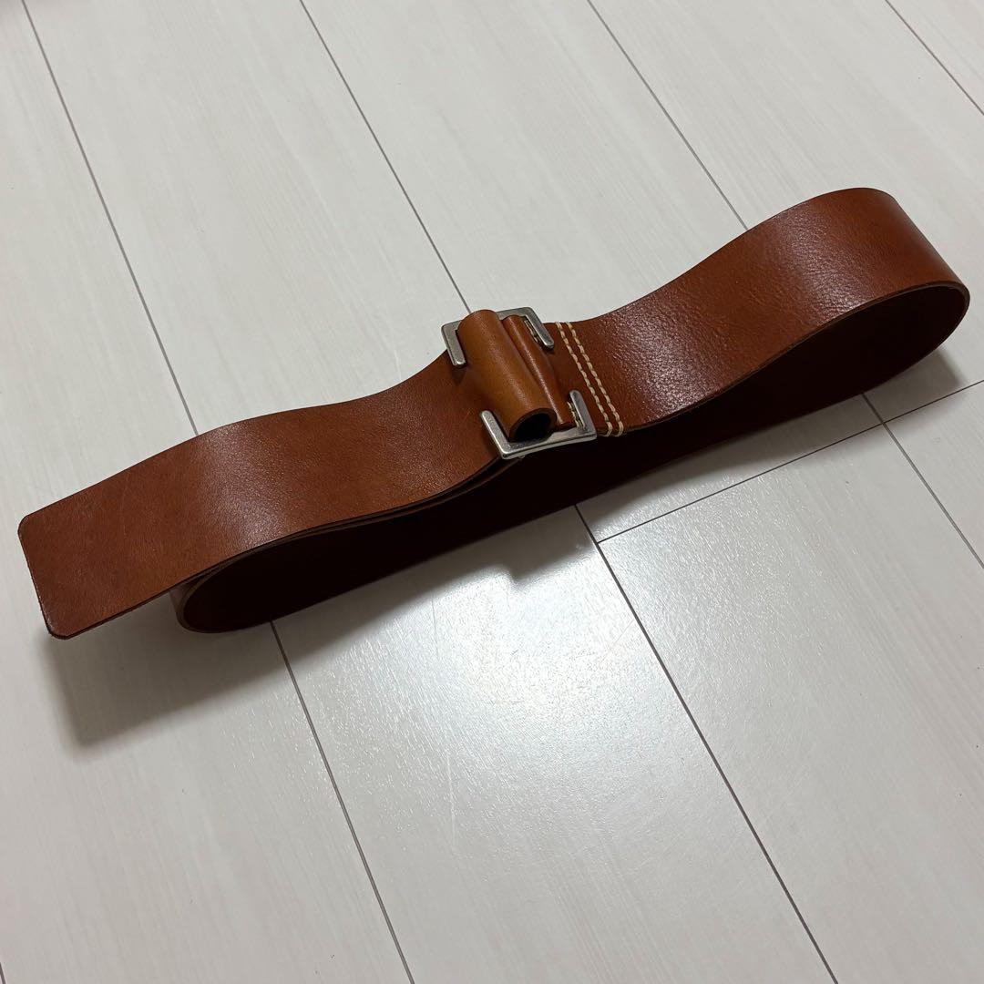45rpm フォーティファイブアールピーエム レザーベルト ブラウン
