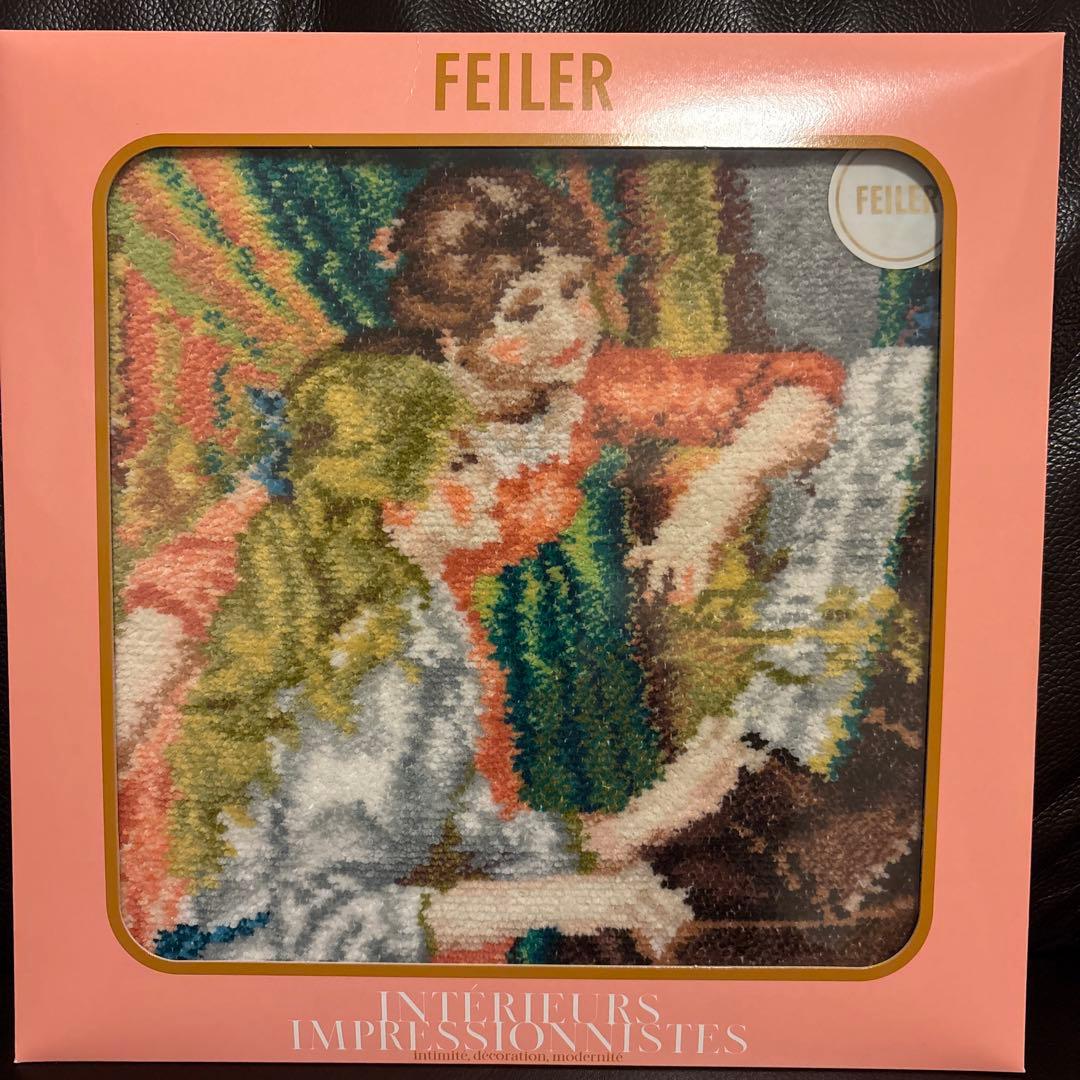 FEILER オルセー美術館展 印象派 フェイラー ピンク ルノワール 新品