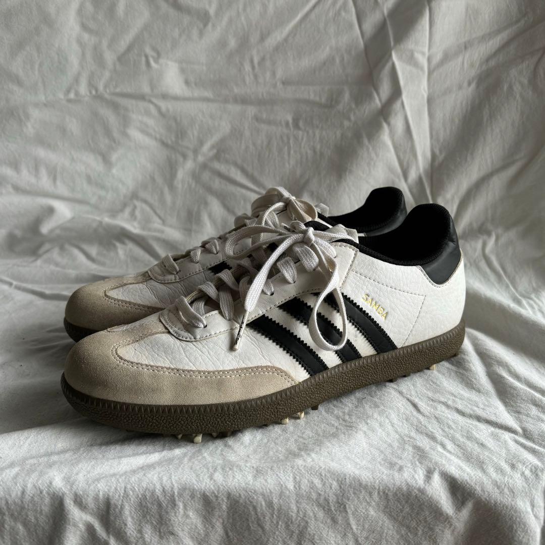 アディダス サンバ ゴルフシューズ adidas golf SAMBA 25.5 - メルカリ