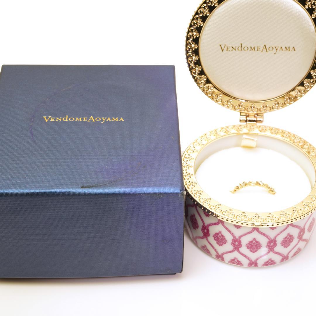 ヴァンドーム青山 K10YG クレムドーム リング 指輪 14.5号 1.4g