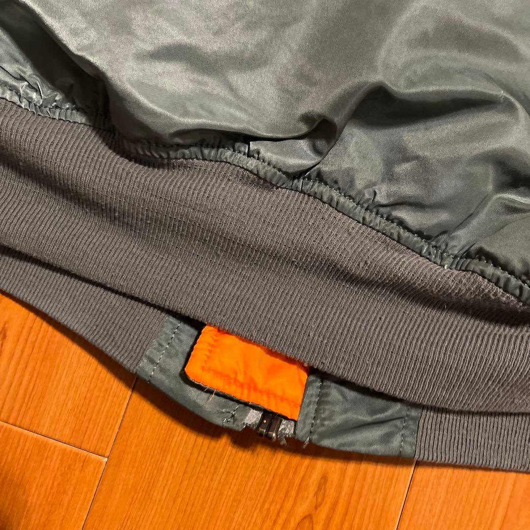 アルファ社 MA-1 エドウィン企画 アメリカ製 カーキ XL - メルカリ